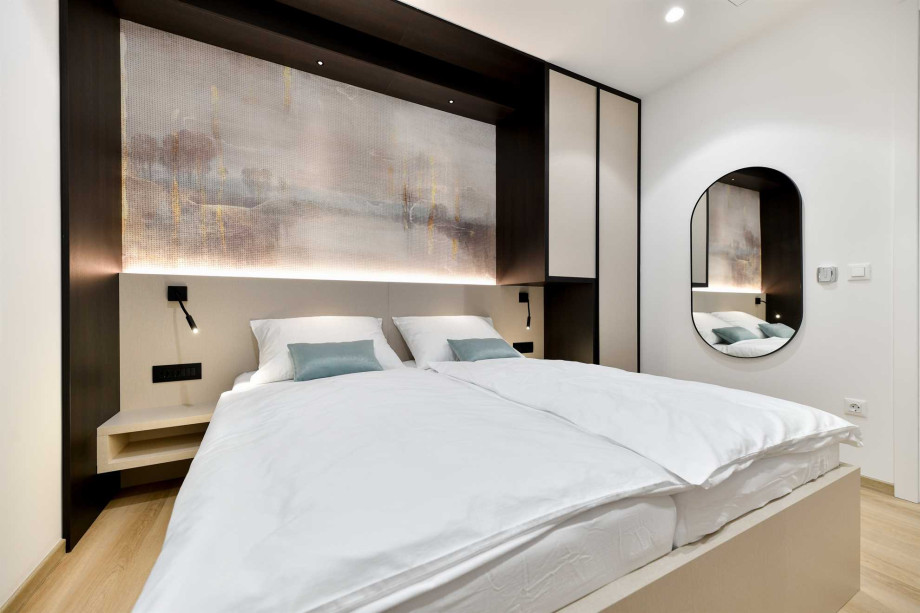 CROWONDER Apartments & Rooms Oaza with Heated Swimming Pool - Ap. A101 Family (4+2) with Sea View